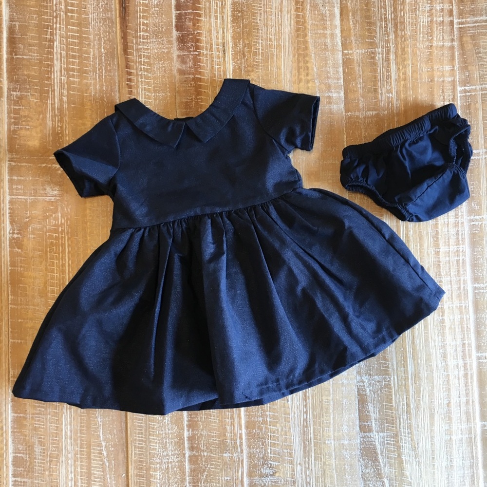 Carters Navy Blue Dress - 3 months